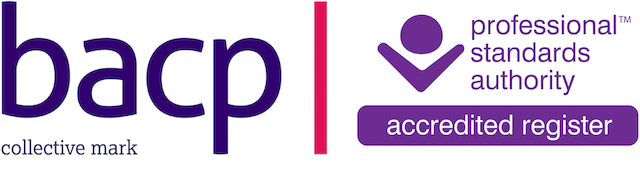 BACP accredited register logo representing Annette Lark counselling services in Tunbridge Wells